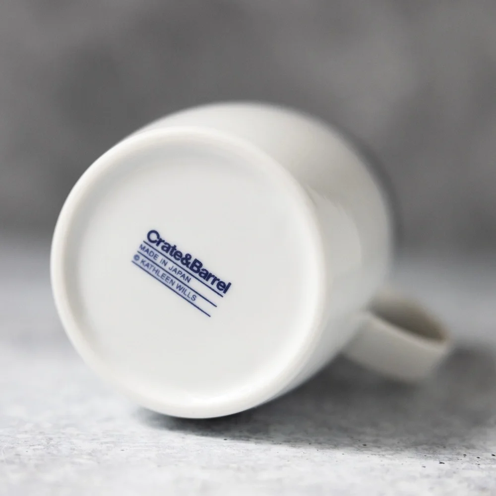 Crate & Barrel Archive Blue White Creamer Kathleen Wills Japan 2007